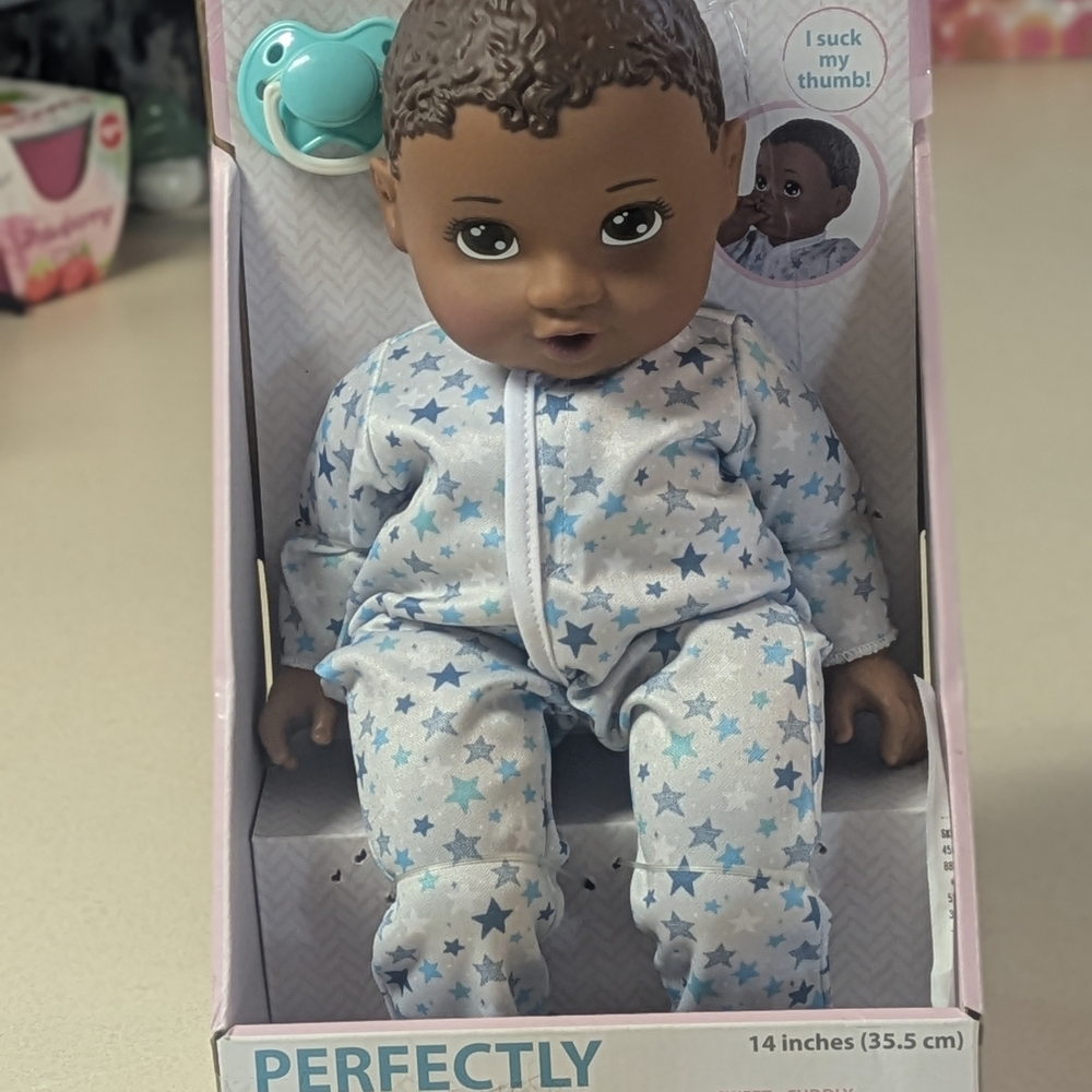 Blue and Brown Doll with Cozy Pajama Outfit in Dolls & Accessories